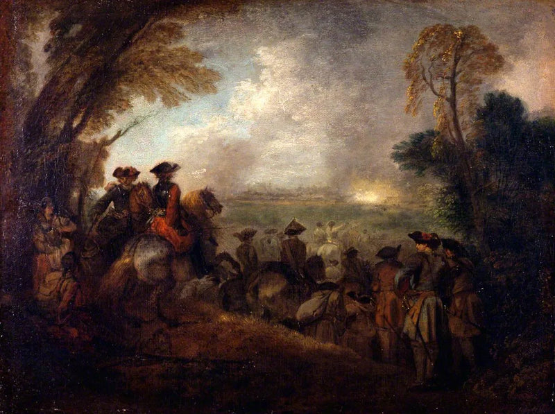 El desfile - Antoine Watteau