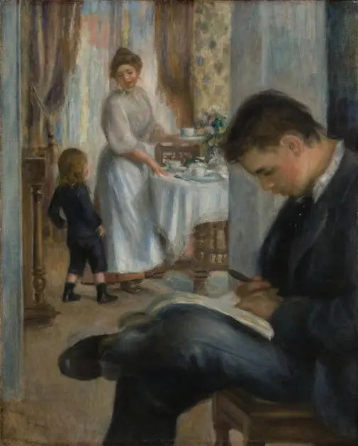 El Almuerzo en Berneval - Pierre-Auguste Renoir