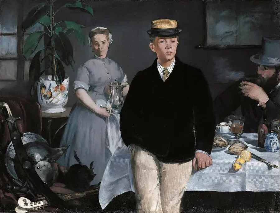 El Almuerzo en el taller - Édouard Manet
