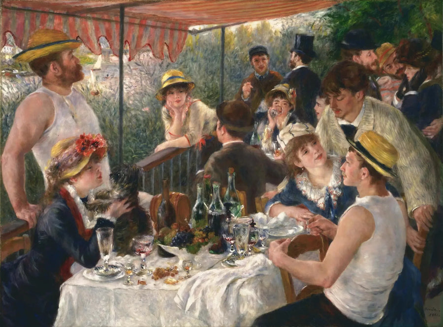 El Almuerzo de los remeros - Pierre-Auguste Renoir