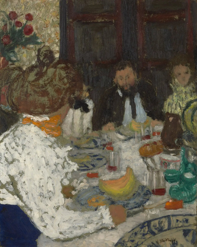 El almuerzo - Édouard Vuillard