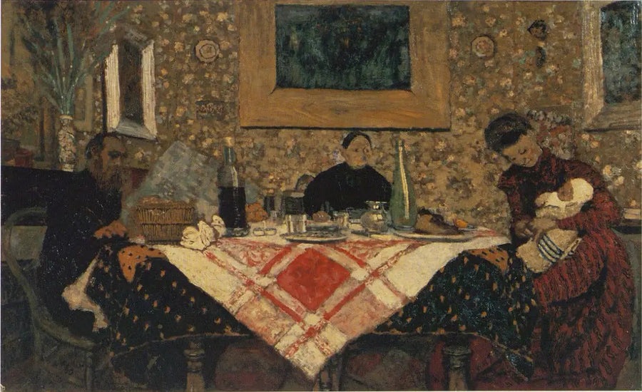 El almuerzo en familia - Édouard Vuillard