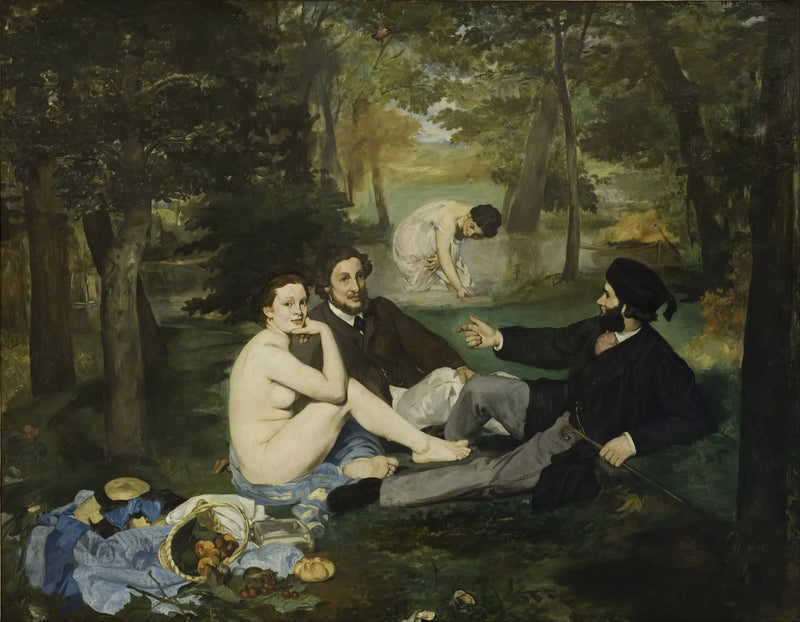 El Almuerzo sobre la Hierba - Édouard Manet
