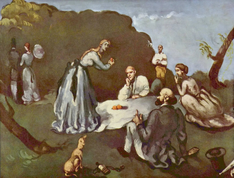 El Almuerzo sobre la hierba - Paul Cézanne