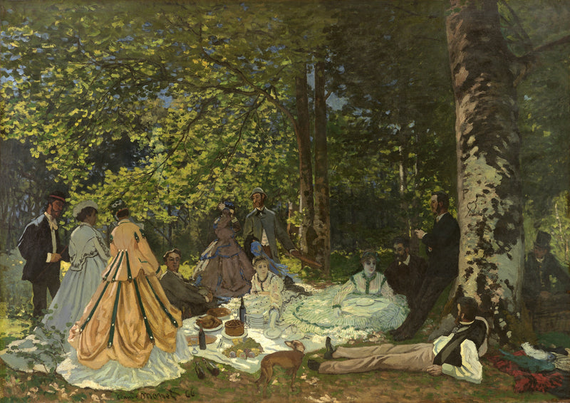 El Almuerzo sobre la hierba - Claude Monet