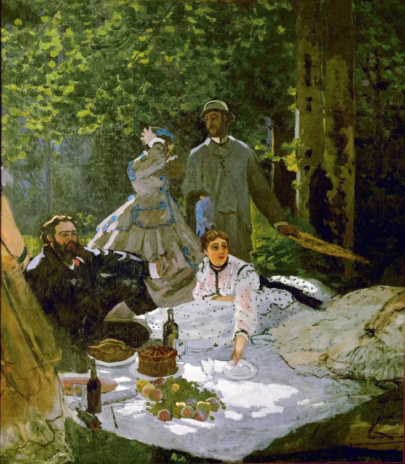 El Almuerzo sobre la hierba - Claude Monet