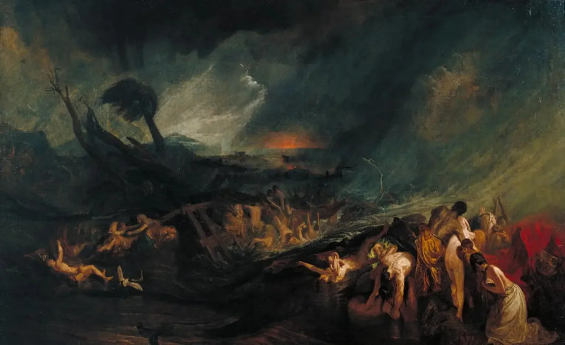 el Diluvio - J. M. W. Turner