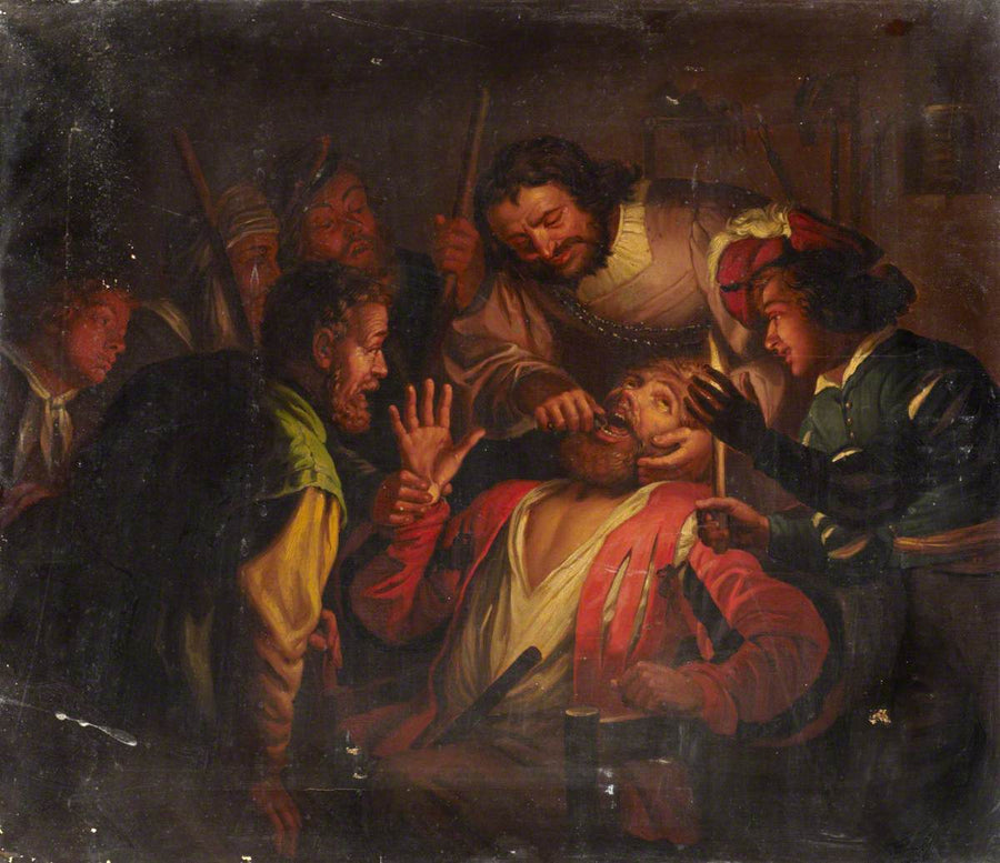 El dentista - Gerrit van Honthorst