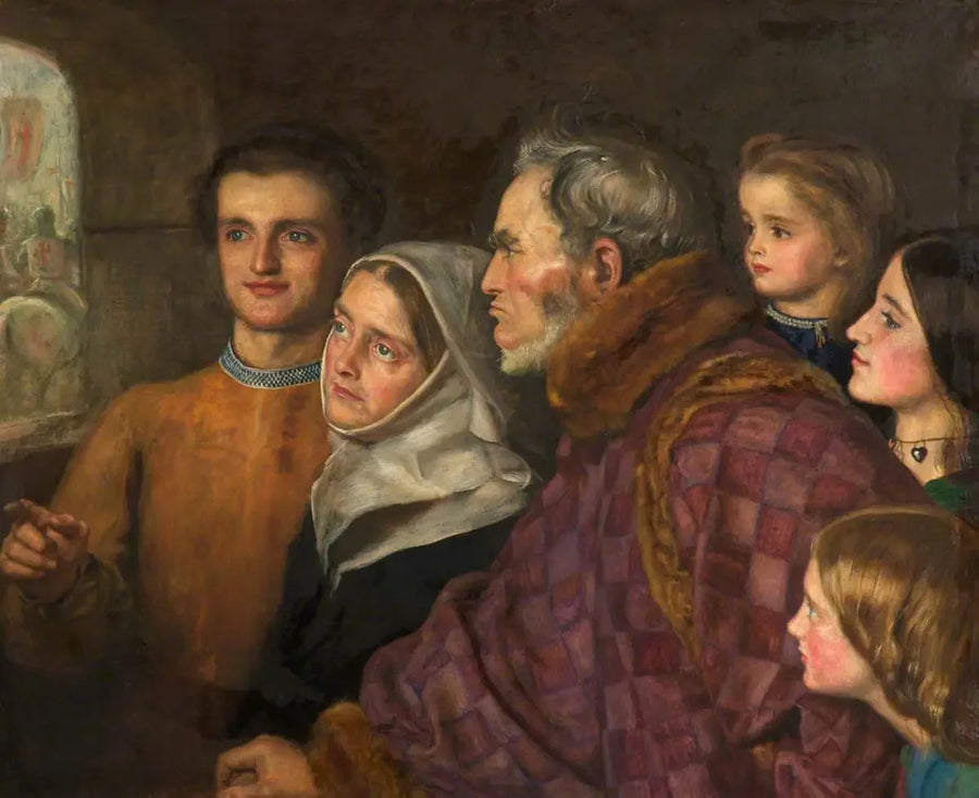 La partida de los cruzados - John Everett Millais