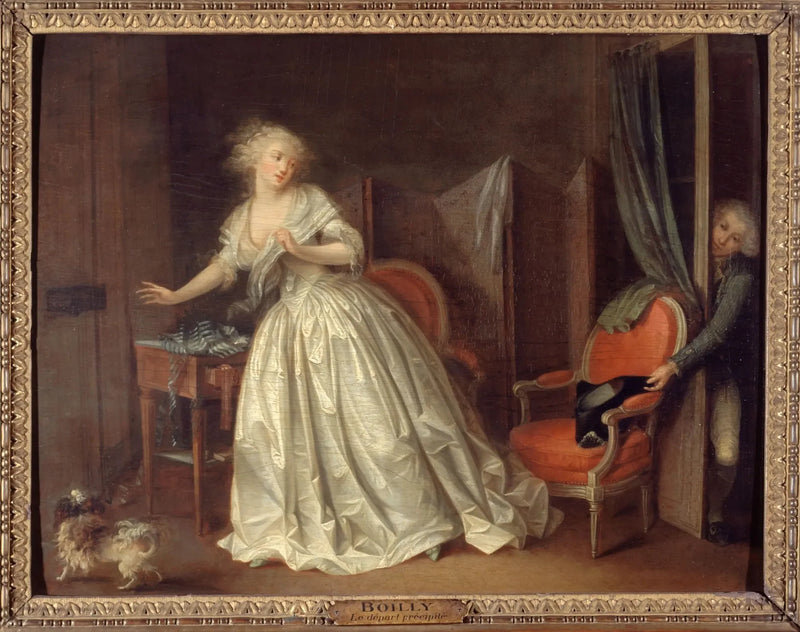 La Partida precipitada - Louis-Léopold Boilly