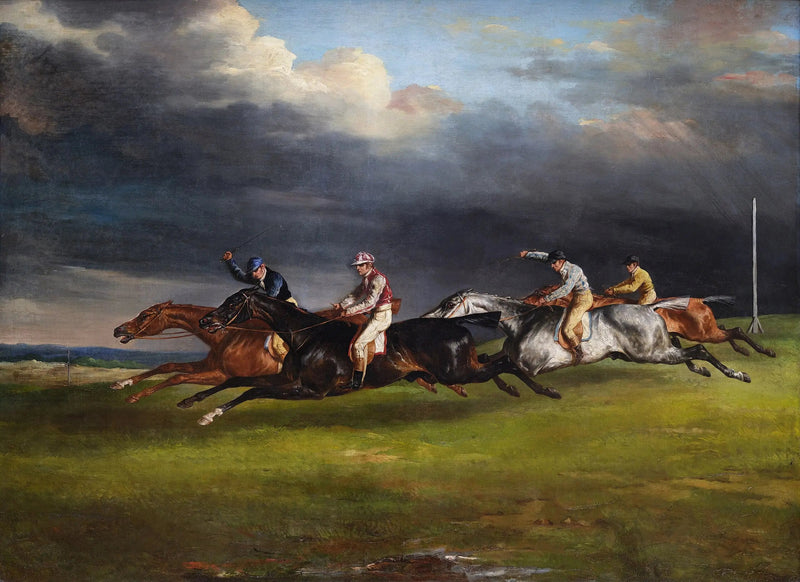 El Derby de Epsom - Théodore Géricault