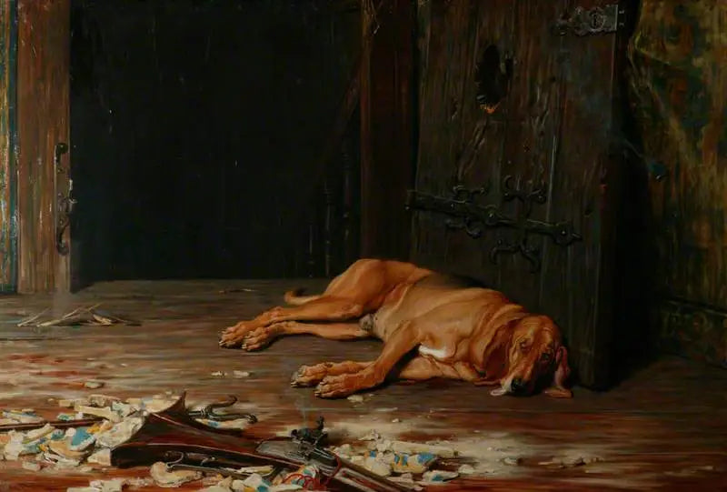 El último de la guarnición - Briton Rivière
