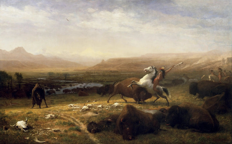 El último de los búfalos 2.60 - Albert Bierstadt
