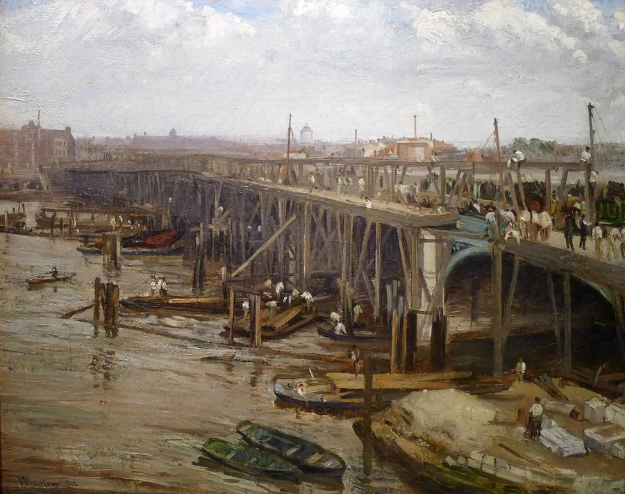 El último del viejo Westminster - James Abbott McNeill Whistler
