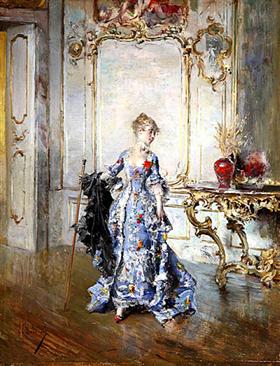 La última mirada en el espejo - Giovanni Boldini