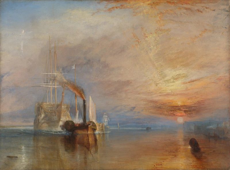 El Último Viaje del Temerario - J. M. W. Turner