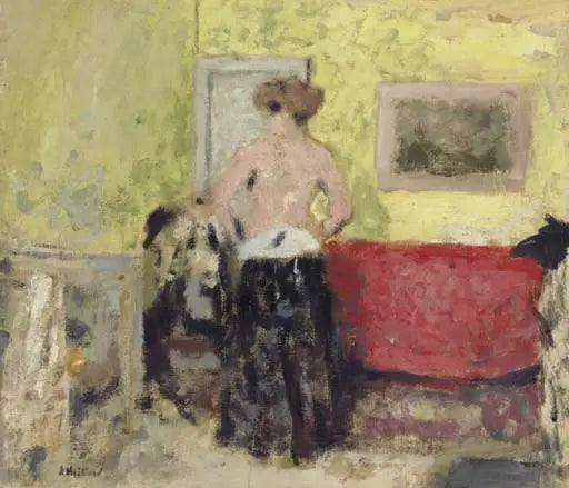El camisón de espalda - Édouard Vuillard