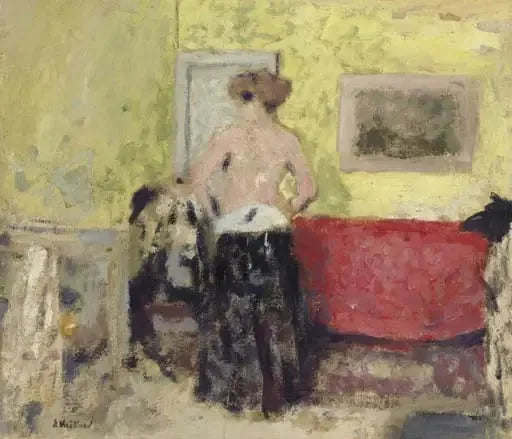 El camisón de espalda - Édouard Vuillard