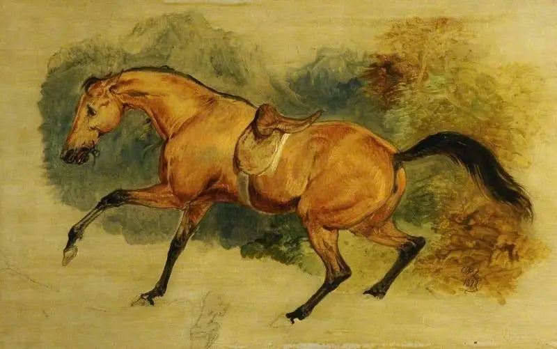 El corcel del conde d'Orsay - Edwin Henry Landseer