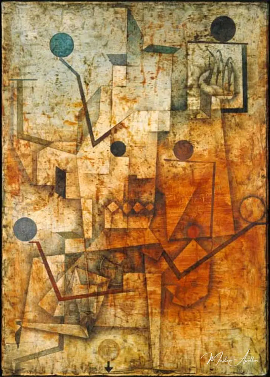 le diable jongle - Paul Klee - Reproductions de tableaux et peintures haut de gamme