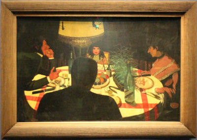 Le Dîner effet de lampe - Félix Vallotton - Alpha Reproduction