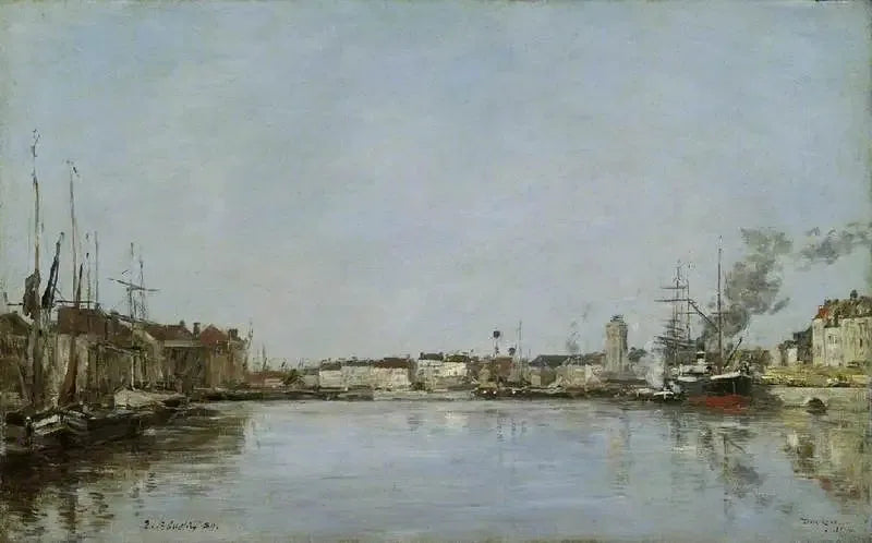 El Dock Holandés, Dunkerque - Eugène Boudin