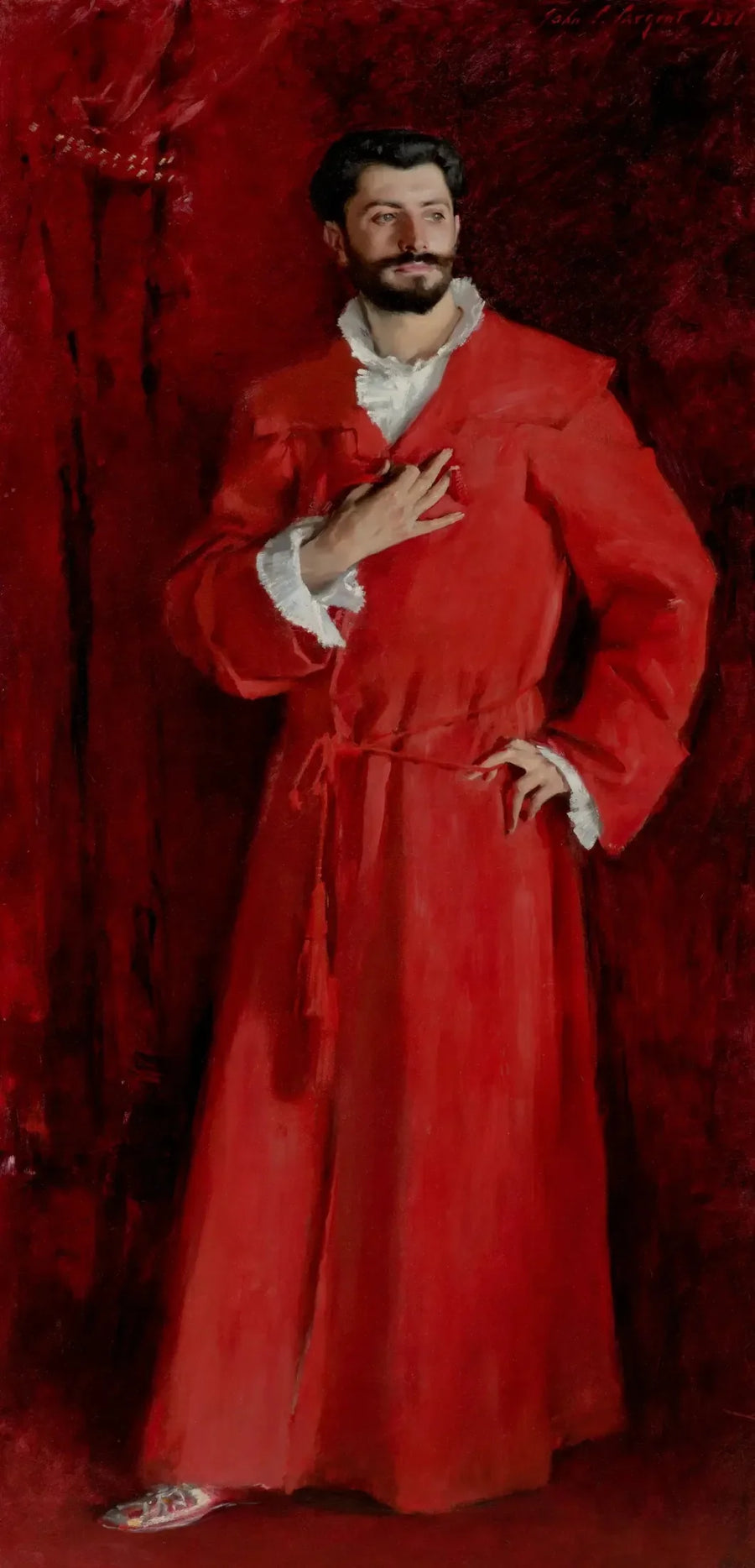 El Doctor Pozzi en su casa - John Singer Sargent