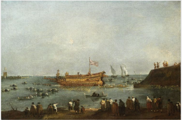 El Doge se casa con el Adriático - Francesco Guardi