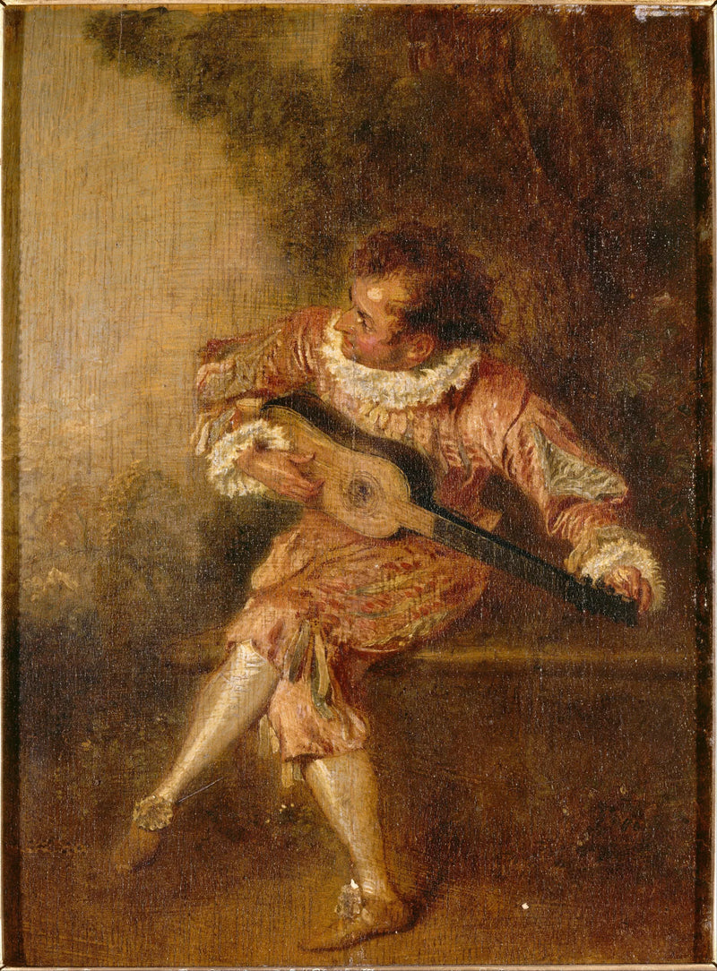 El donante de serenatas - Antoine Watteau