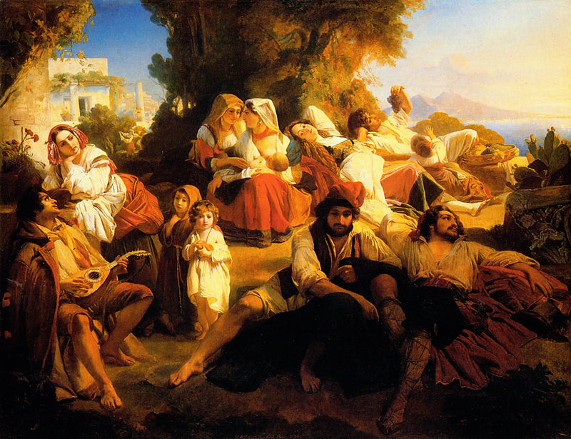 La dulce ociosidad - Franz Xaver Winterhalter
