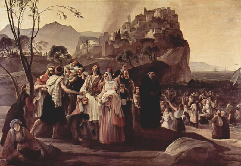 El drama de Parga - Francesco Hayez
