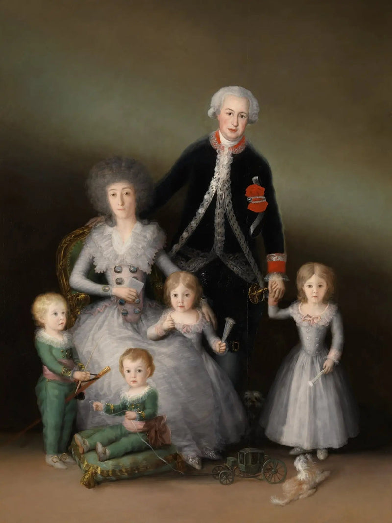 El Duque de Osuna y sus hijos - Francisco de Goya