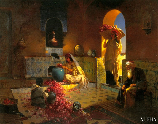 Le fabricant de parfums - Rudolf Ernst - Reproductions de tableaux et peintures haut de gamme