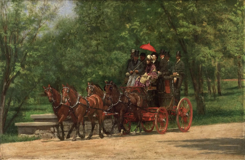 El Fairman Rogers Cuatro en Mano - Thomas Eakins