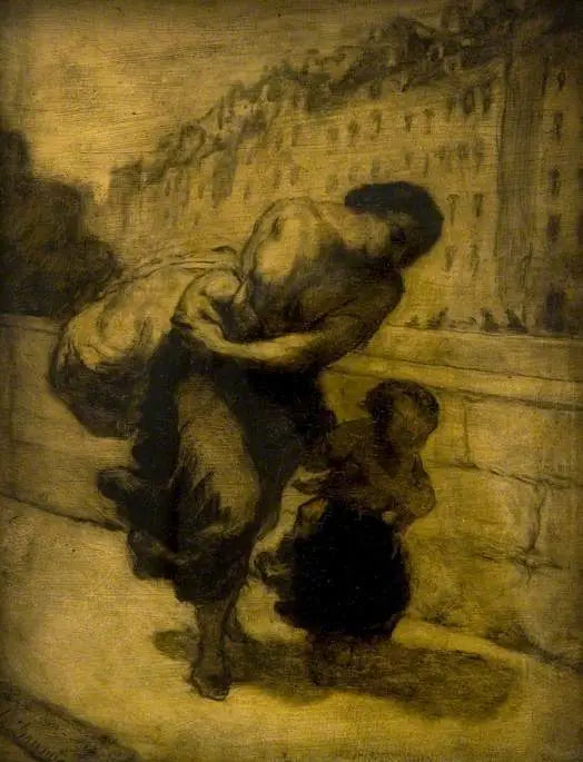 La carga - Honoré Daumier