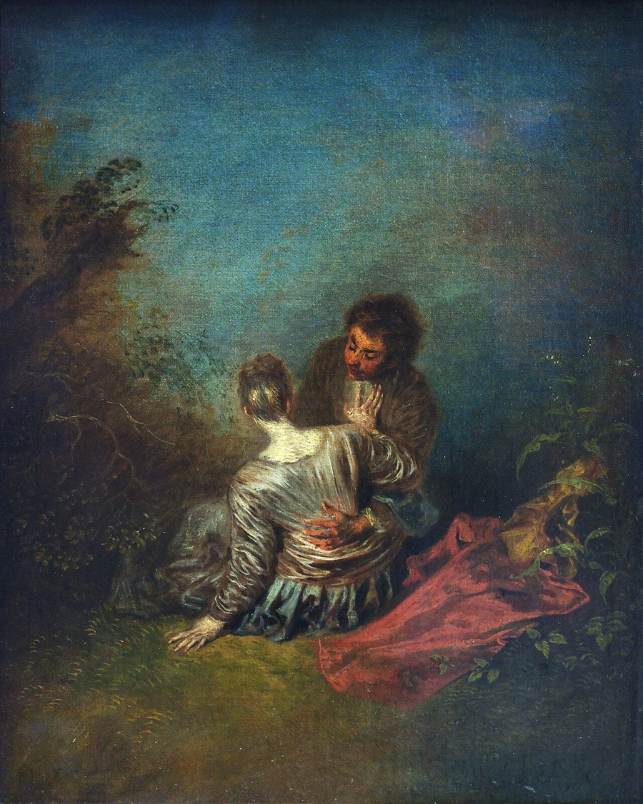 El paso en falso - Antoine Watteau