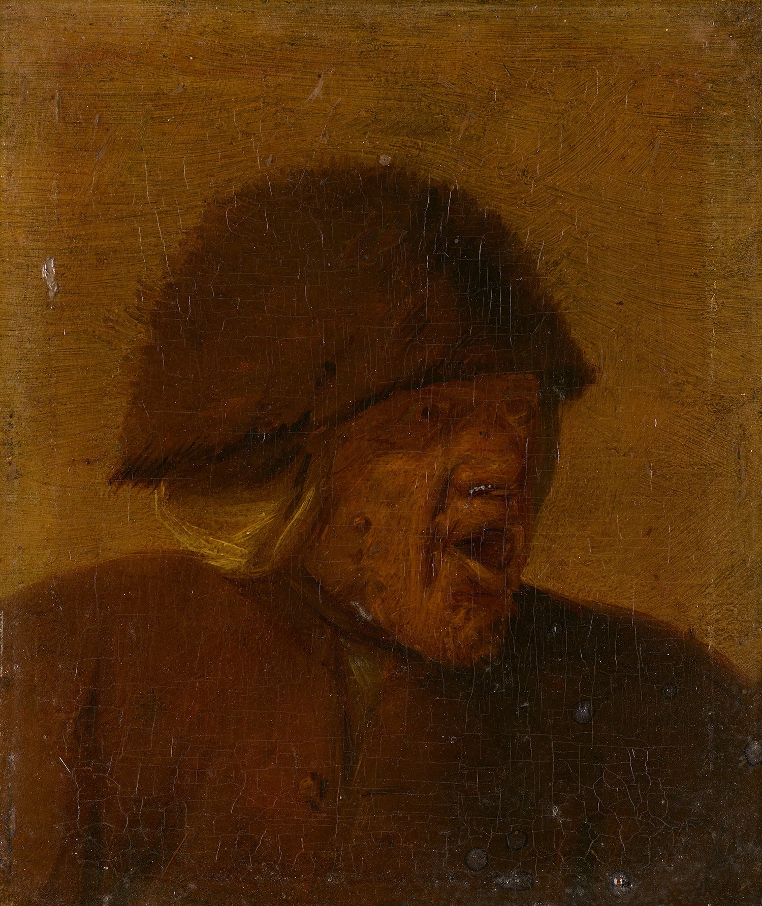 Le fermier rugissant - Adriaen Brouwer image 1 reproduction de peinture à l’huile
