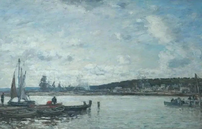 El ferry en Deauville - Eugène Boudin