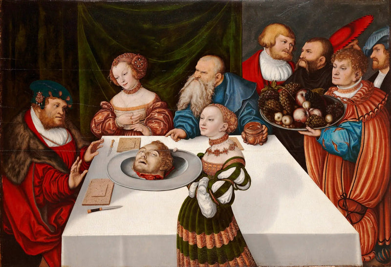 La Fiesta de Herodes - Lucas Cranach el Viejo