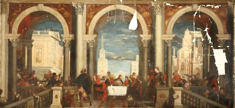 La fiesta en la casa de Lázaro - Paolo Veronese
