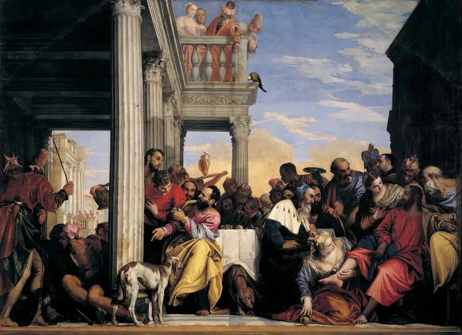La fiesta en la casa de Simón el Fariseo (Veronés, Turín) - Paolo Veronés