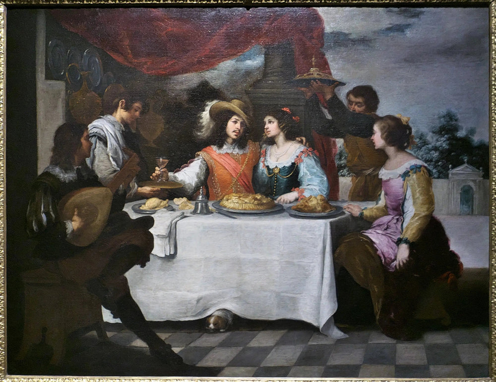 Le festin du fils prodigue - Bartolomé Esteban Murillo image 1 reproduction artisanale de tableau