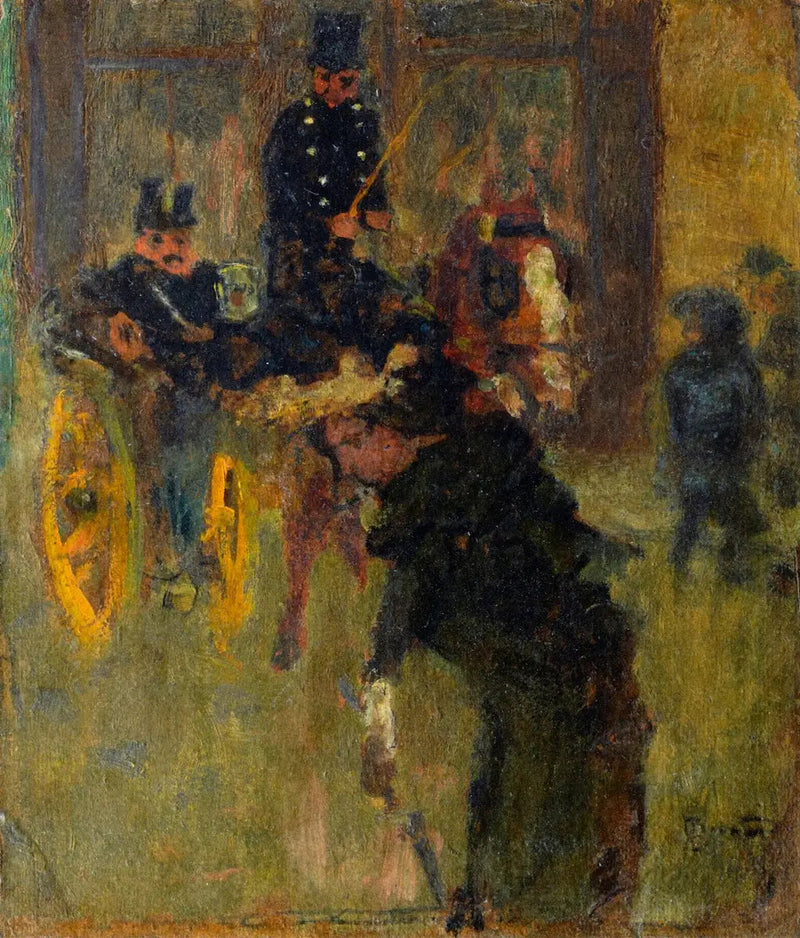 El fiacre - Pierre Bonnard