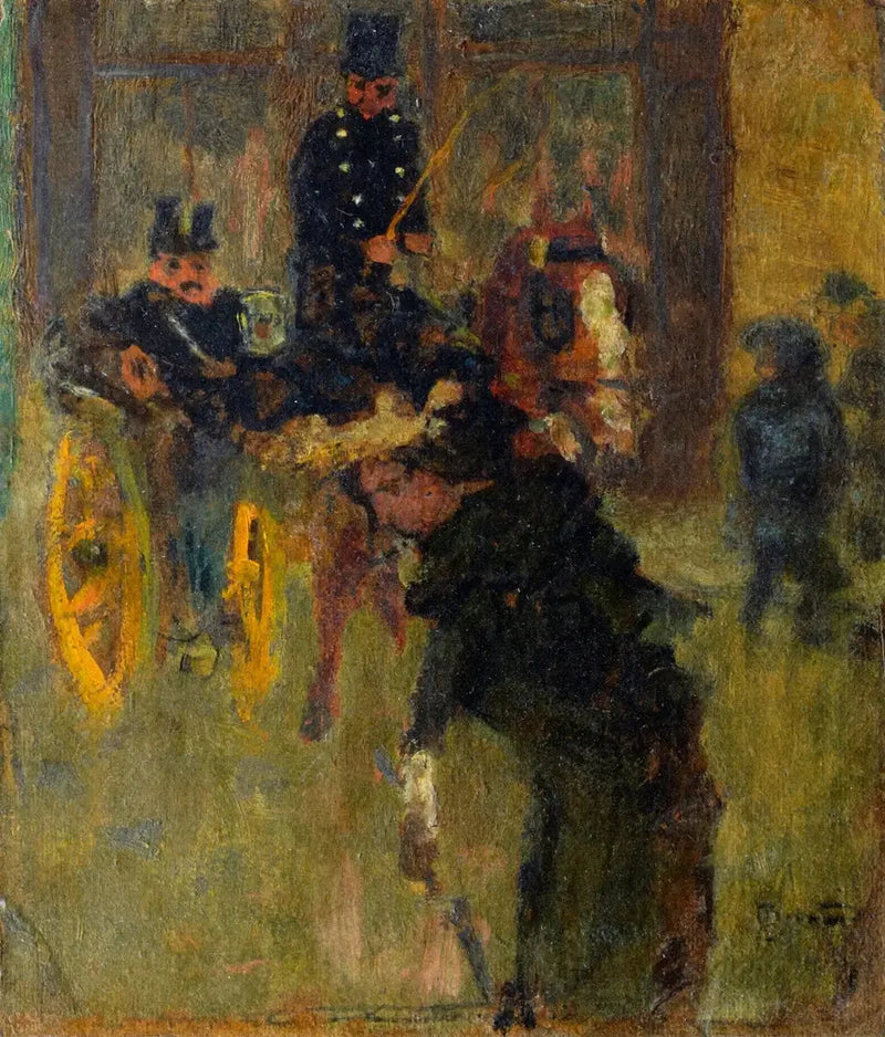 El fiacre - Pierre Bonnard