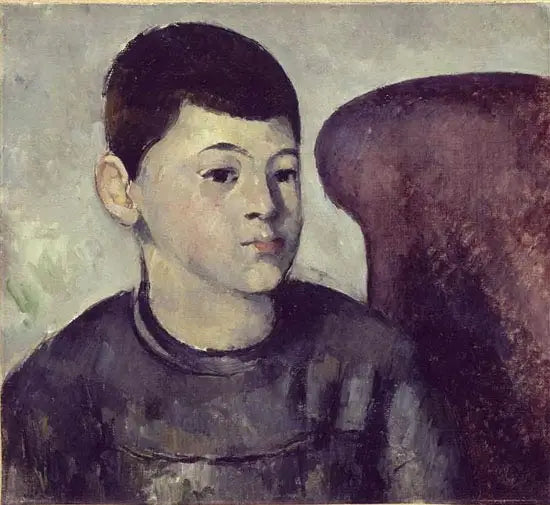 El Hijo del artista en el sillón rojo - Paul Cézanne