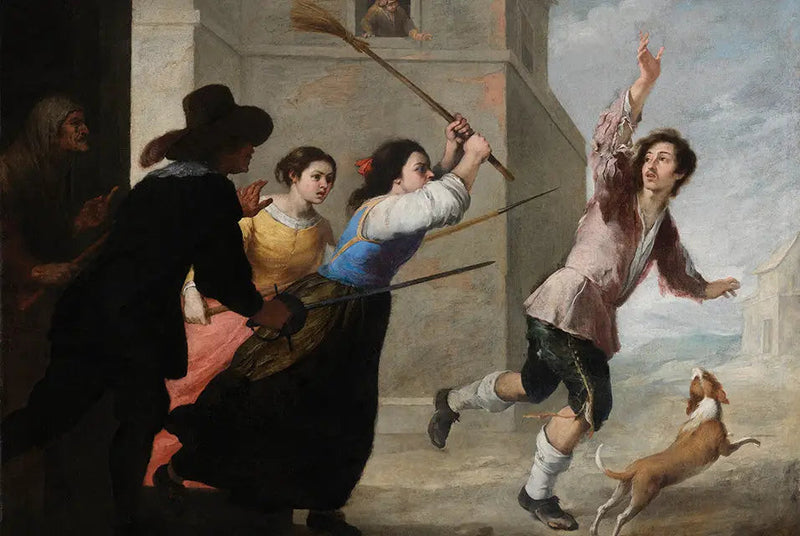 El hijo pródigo expulsado - Bartolomé Esteban Murillo