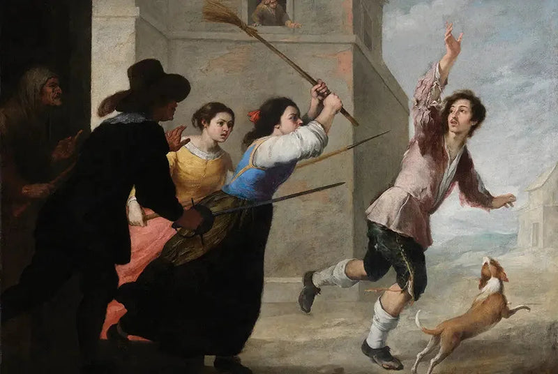 El hijo pródigo expulsado - Bartolomé Esteban Murillo
