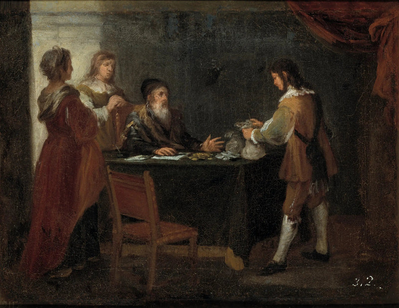 El hijo pródigo recibiendo su herencia - Bartolomé Esteban Murillo