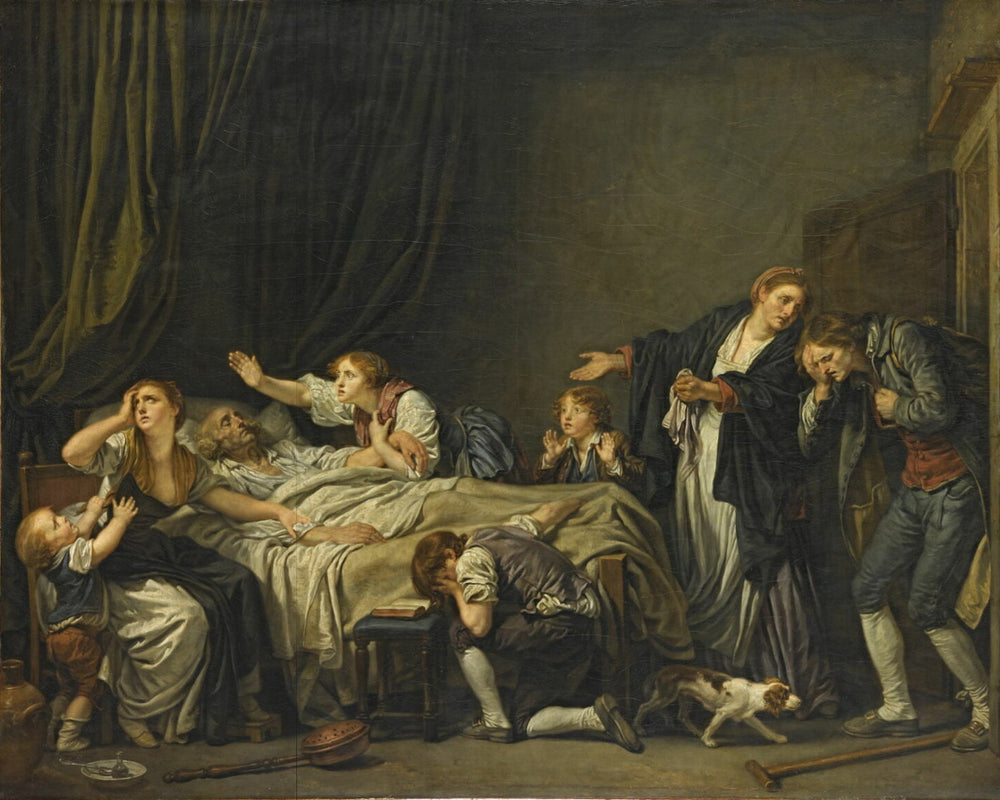 Le Fils puni - Jean-Baptiste Greuze image 1 reproduction d’œuvre d’art à l’huile