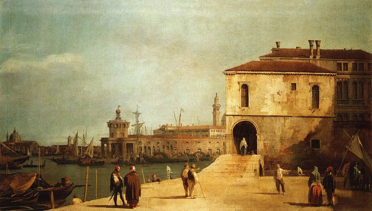 Le Fonteghetto della Farina - Canaletto - Alpha Reproduction